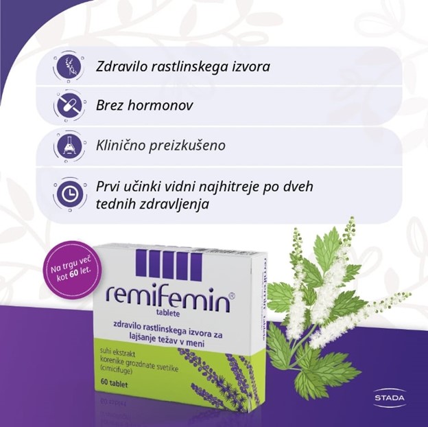 Remifemin – zdravilo za menopavzne težave